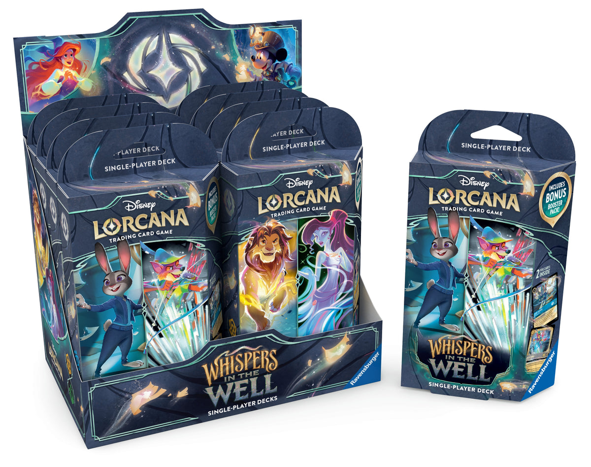 how many cards in a deck lorcana - Whispers the Well and write your legend Set 3: Into the Style:Amber & Emerald MDS26