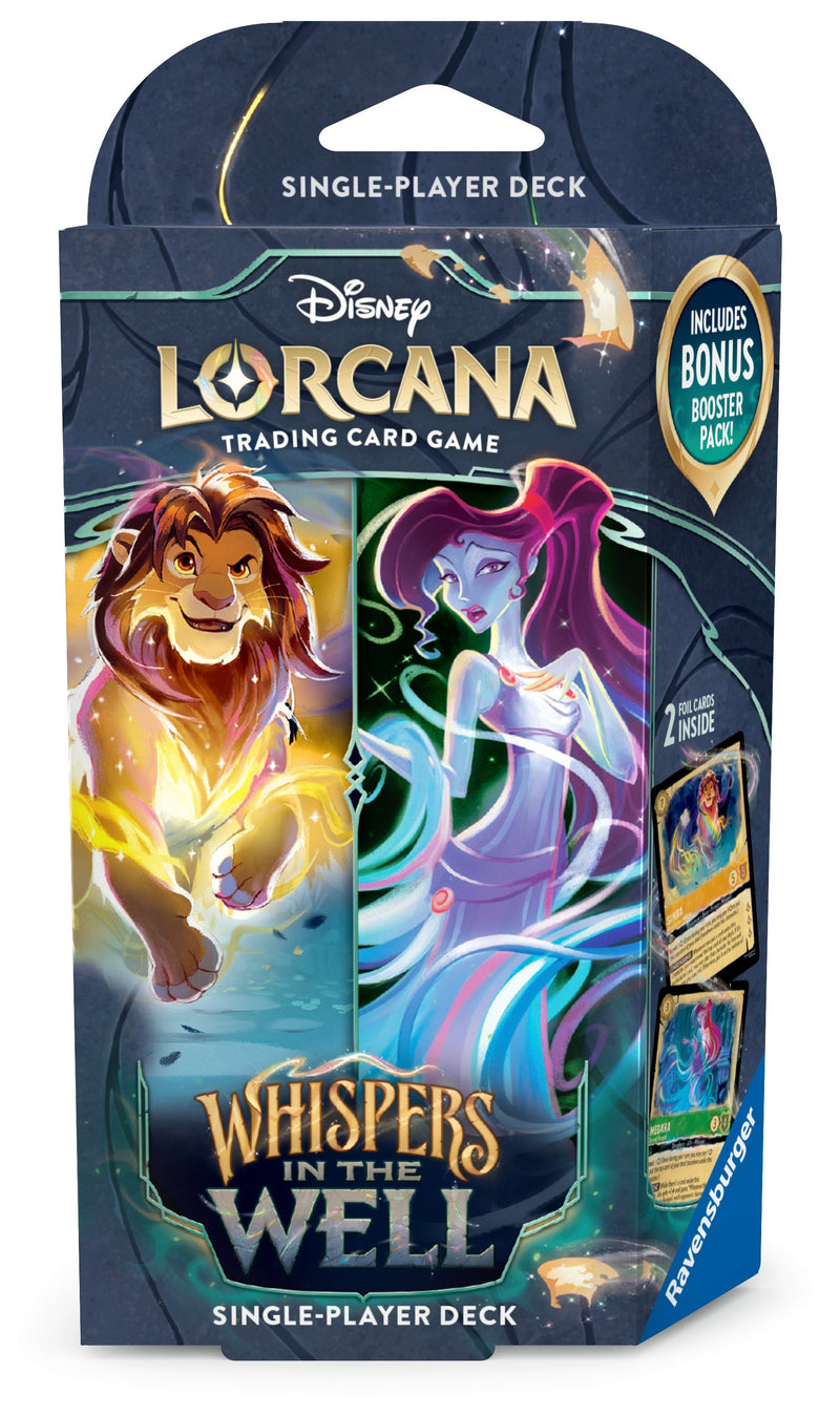 lorcana starter deck foils Disney Lorcana: Into the Inklands Deck: Ruby & Sapphire Be enchanted and dive into the magic world of Disney Lorcana TCG Lorcana Chapter 10: Whispers in