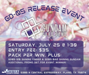 Gundam GD-05 Release Event: Booster Pack Sealed