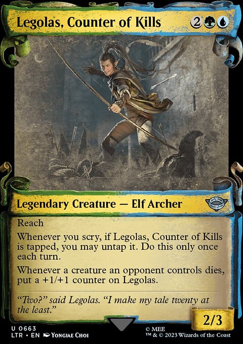 Legolas, Counter of Kills