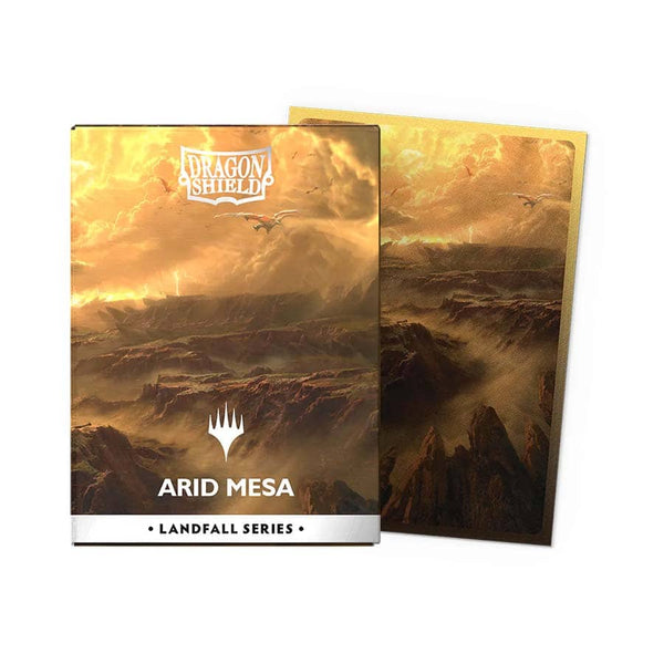 Dragon Shields: (100) Matte Dual Art - Magic the Gathering - Landfall Series