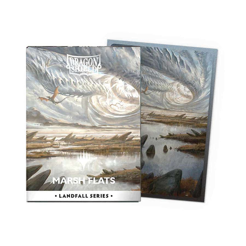 Dragon Shields: (100) Matte Dual Art - Magic the Gathering - Landfall Series