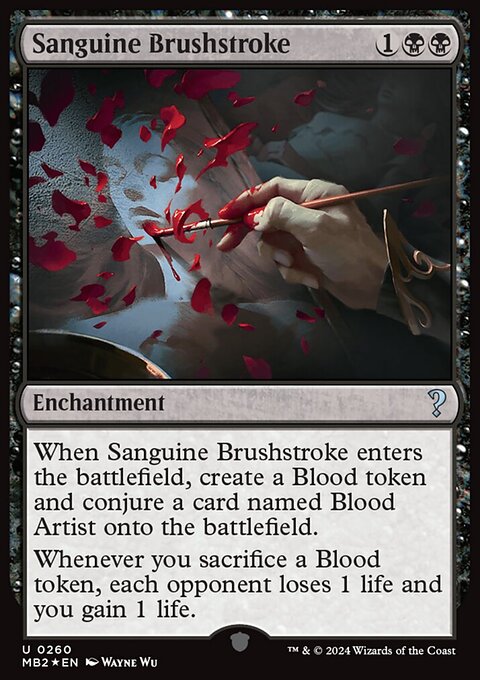 Sanguine Brushstroke