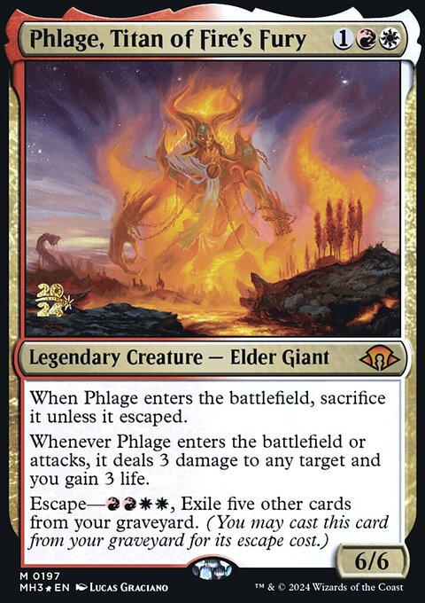 Phlage, Titan of Fire's Fury