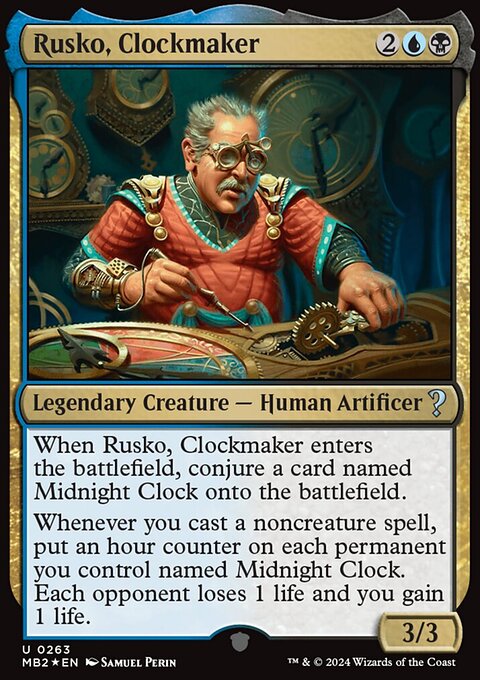 Rusko, Clockmaker