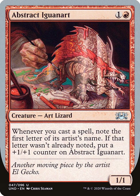 Abstract Iguanart