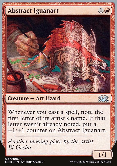 Abstract Iguanart