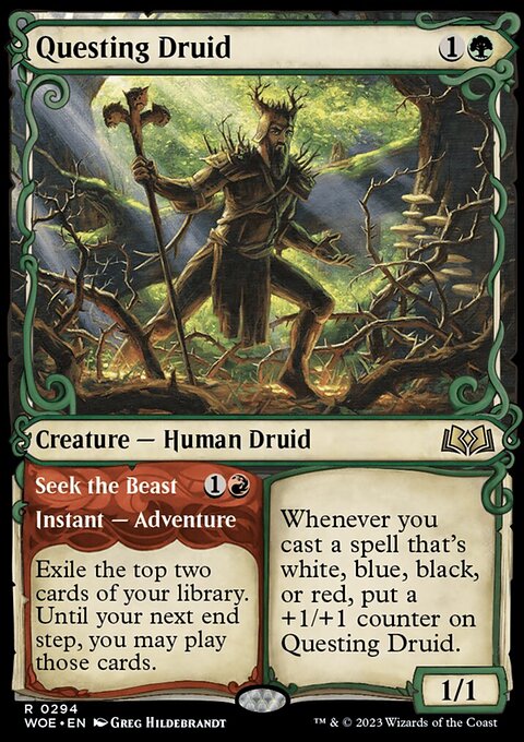 Questing Druid // Seek the Beast