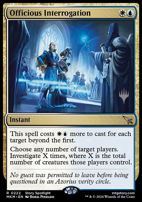Officious Interrogation