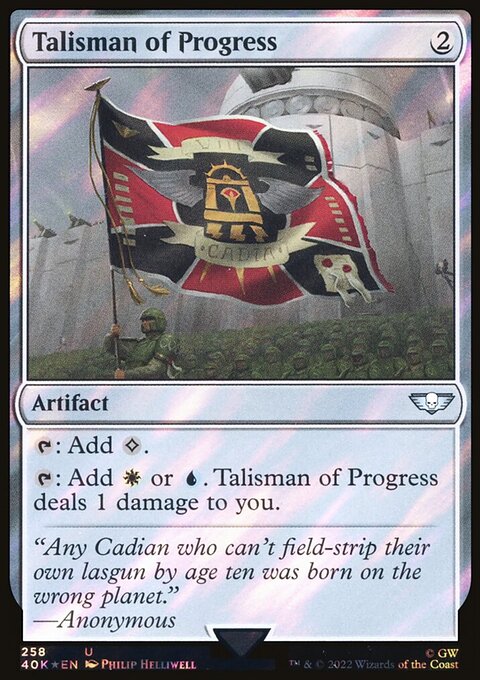 Talisman of Progress