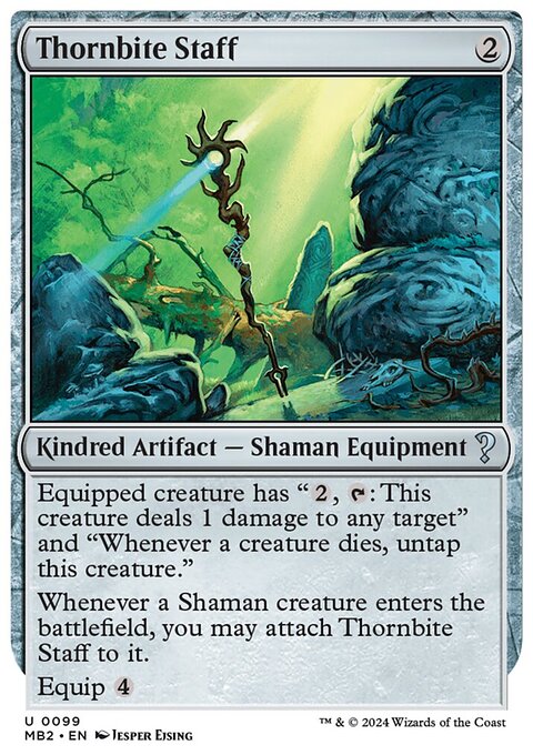 Thornbite Staff