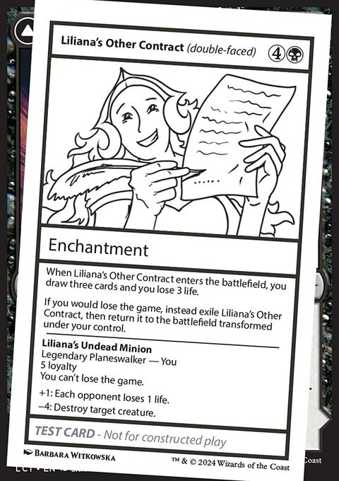 Liliana's Other Contract // Liliana's Undead Minion
