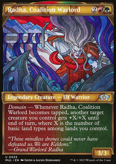 Radha, Coalition Warlord