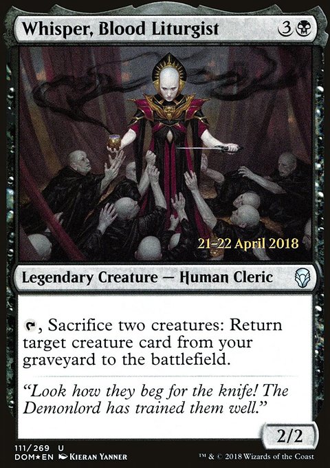 Whisper, Blood Liturgist