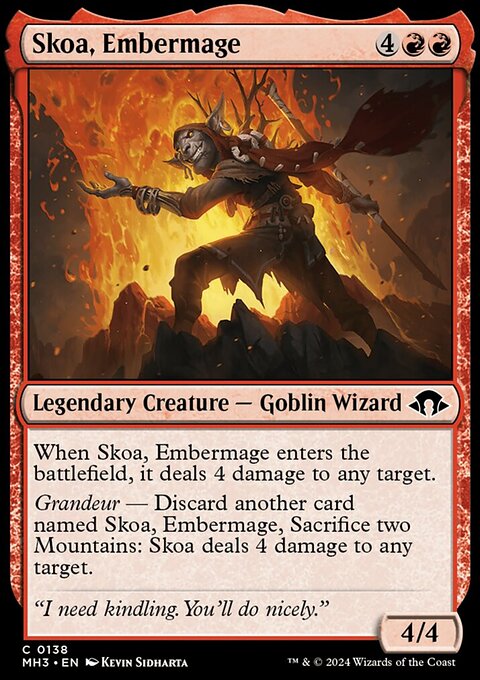 Skoa, Embermage