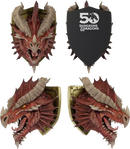 *LIFE SIZE* Limited Edition Ancient Red Dragon Head 50th Anniversary