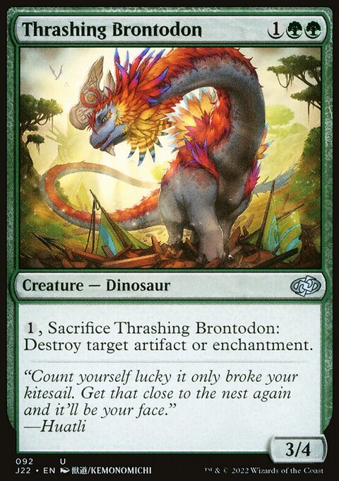 Thrashing Brontodon