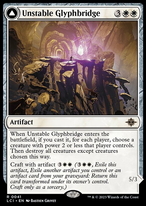 Unstable Glyphbridge // Sandswirl Wanderglyph