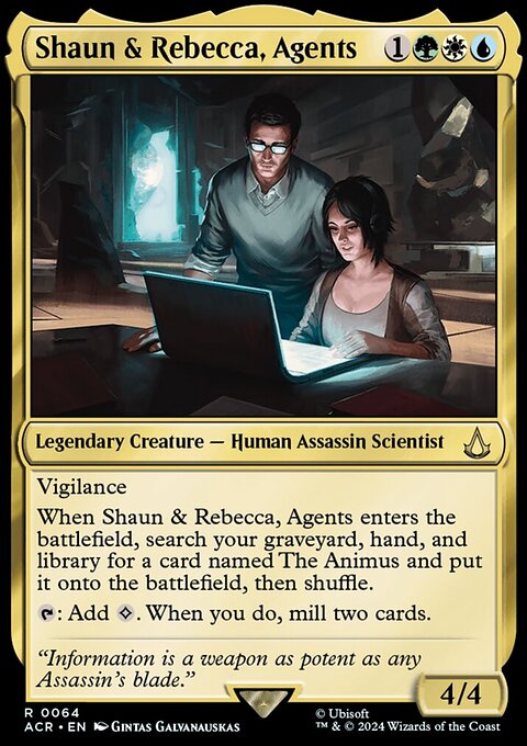 Shaun & Rebecca, Agents