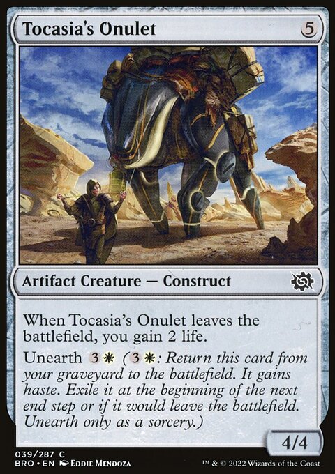 Tocasia's Onulet