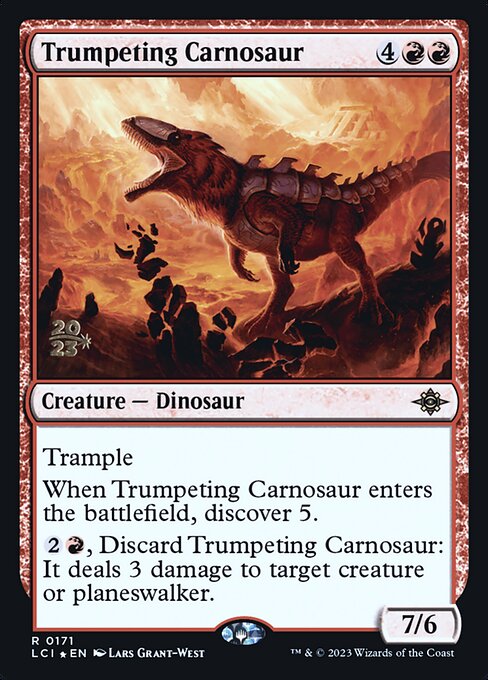 Trumpeting Carnosaur