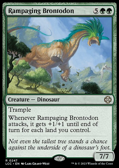 Rampaging Brontodon