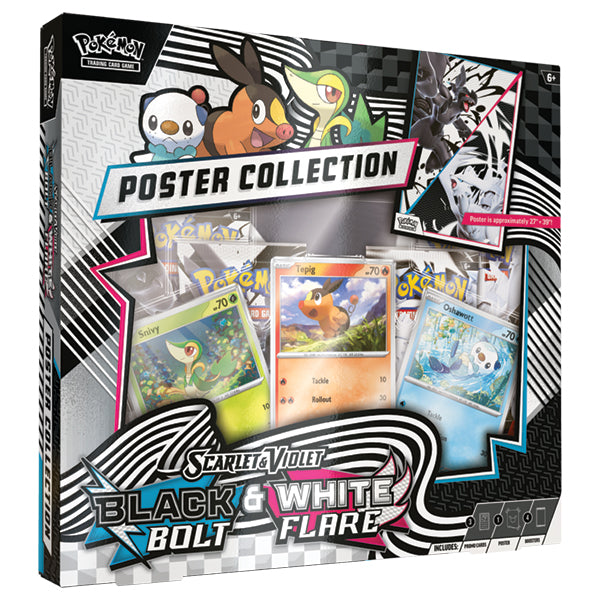 Pokemon TCG: Scarlet & Violet 10.5 Black Bolt/White Flare- Unova Poster Collection