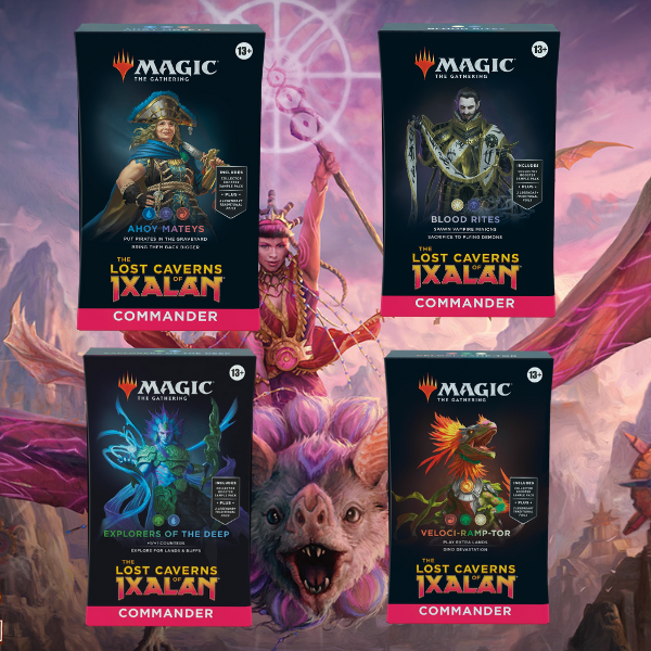 mtg the lost caverns of ixalan commander deck Magic: Gathering The card ready Lost Caverns of Ixalan Commander