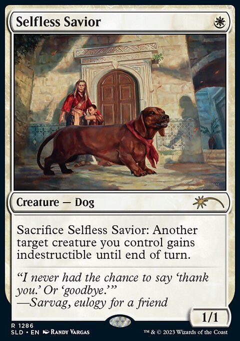 Selfless Savior