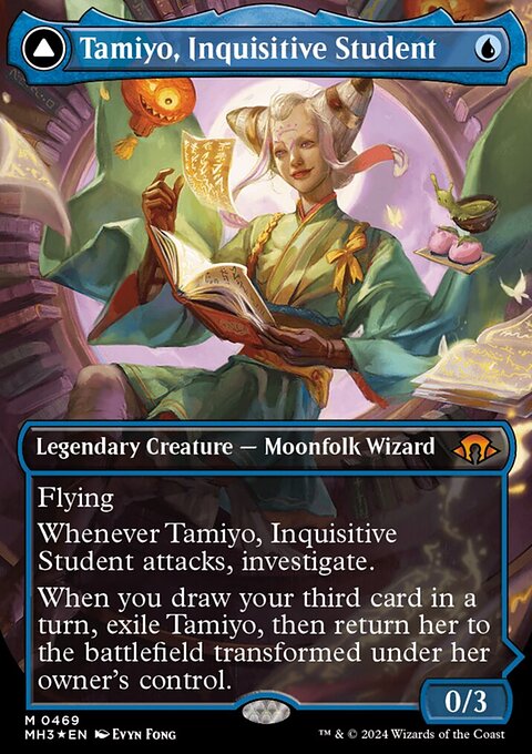 Tamiyo, Inquisitive Student // Tamiyo, Seasoned Scholar