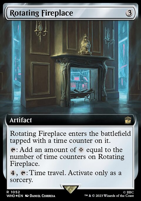 Rotating Fireplace