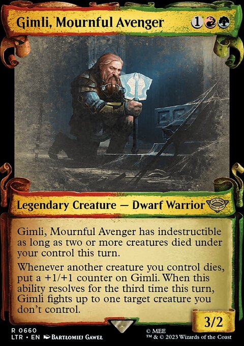 Gimli, Mournful Avenger