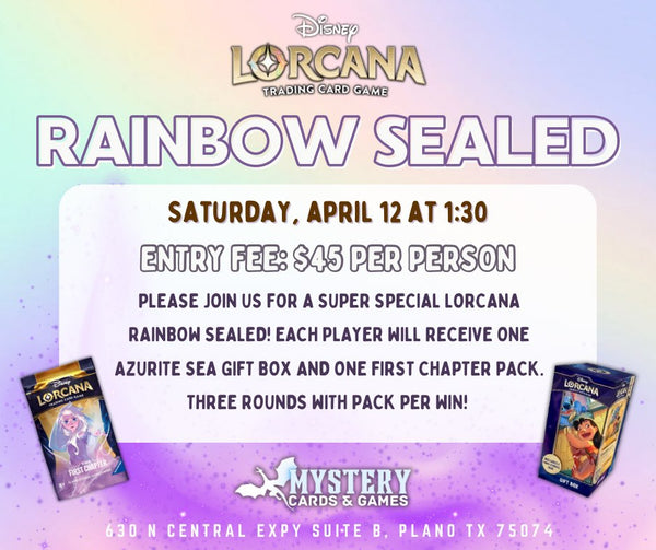 Lorcana Rainbow Sealed