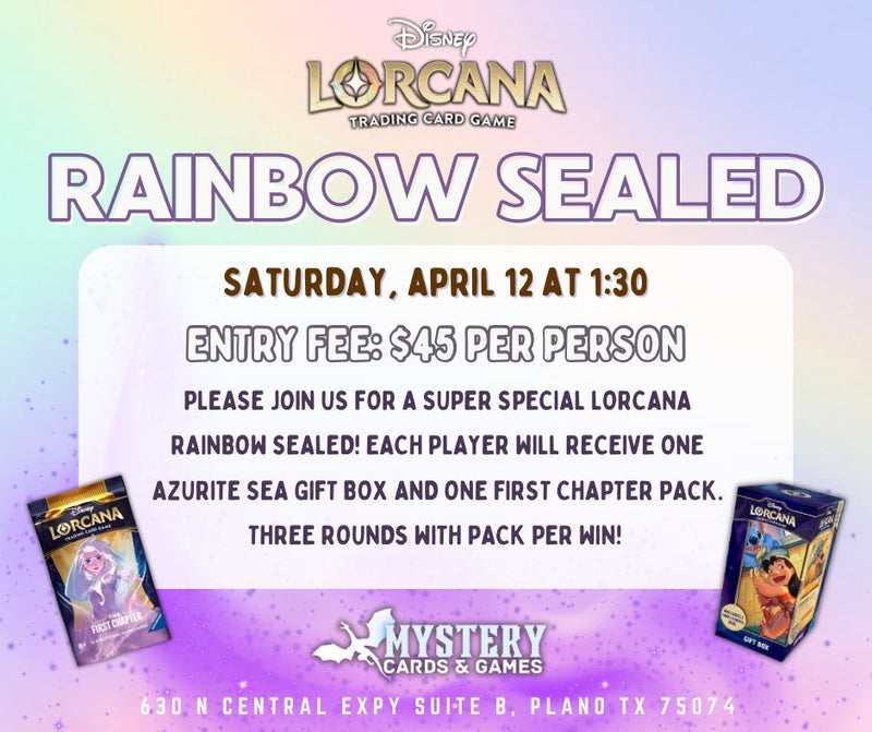 Lorcana Rainbow Sealed