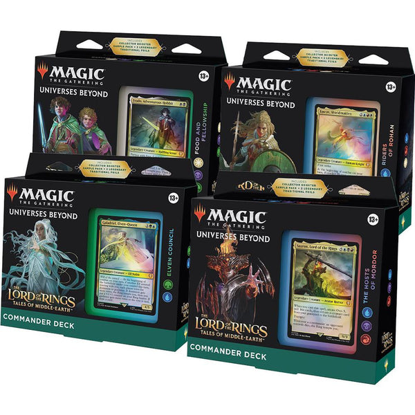 The Lord of the Rings: Tales of Middle-earth Commander Decks [Set of 4] (LTC)