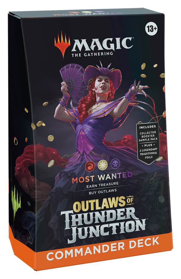 Most Wanted Outlaws of Thunder Junction (OTJ) Commander Deck