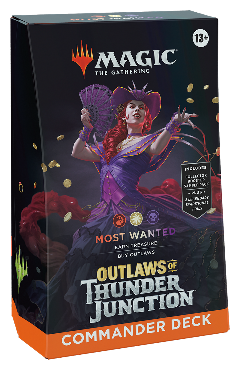 Most Wanted Outlaws of Thunder Junction (OTJ) Commander Deck