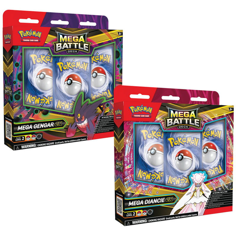 POKEMON TCG: MEGA BATTLE DECK: MEGA GENGAR EX AND MEGA DIANCIE EX