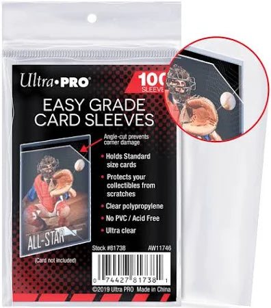 Easy Grade Card Sleeves (100ct) for Standard Size Cards