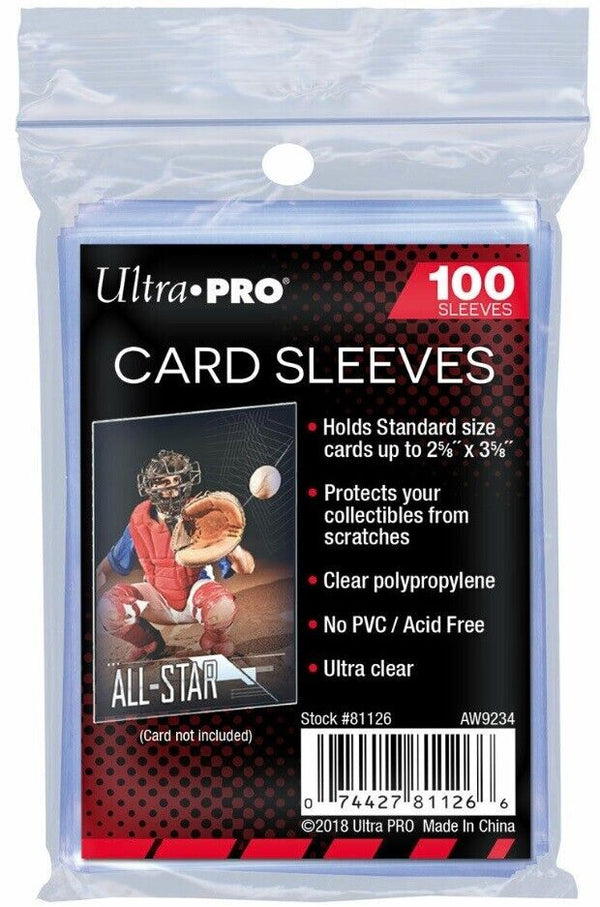 Ultra Pro Card Sleeves: 2-1/2" X 3-1/2" Penny