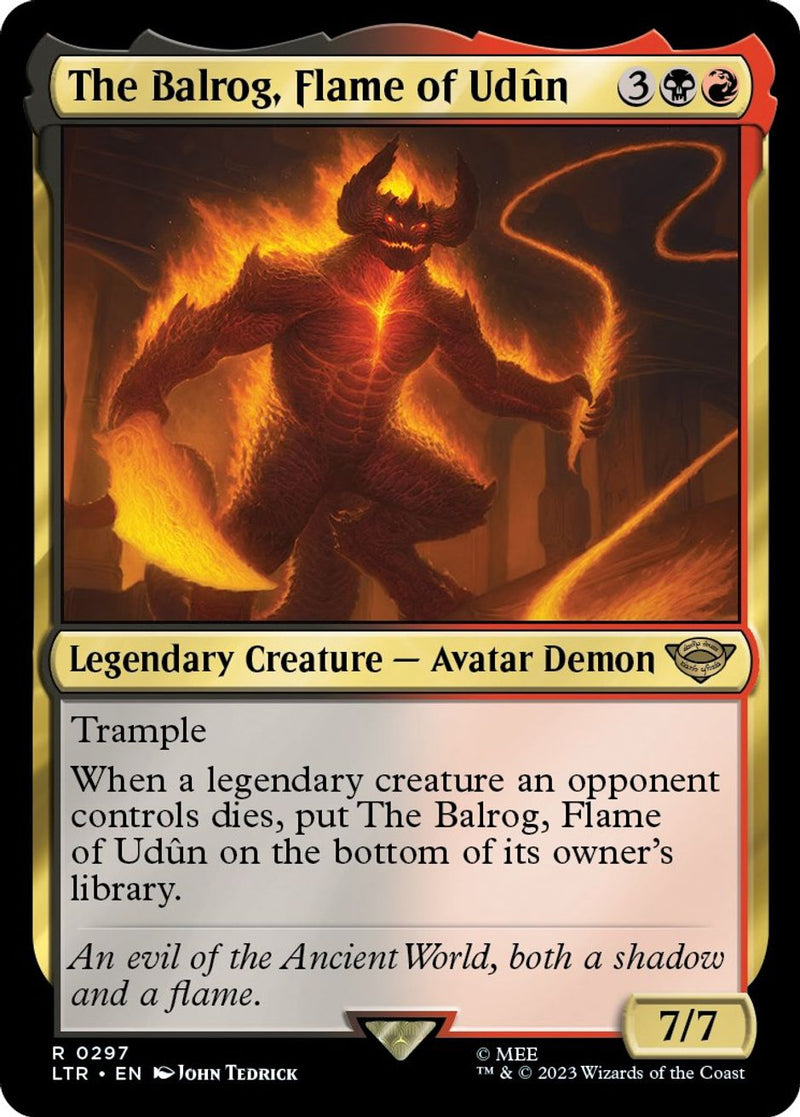 The Balrog, Flame of Udûn