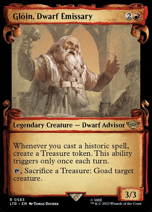 Glóin, Dwarf Emissary