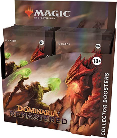 dominaria booster box sealed Magic: The Gathering United Set Each Collector Booster contains 15 cards and 1 Traditional Foil double Dominaria Remastered Sealed & Singles