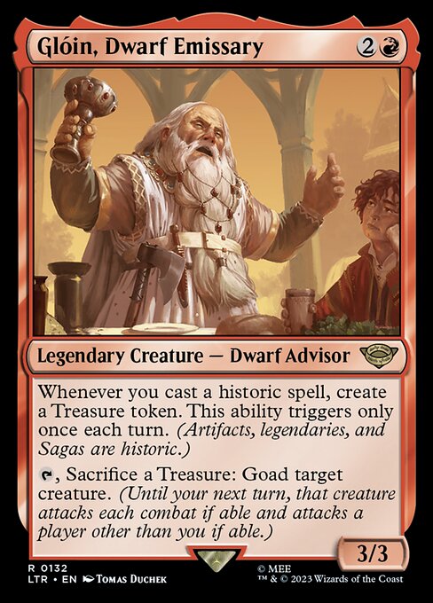 Glóin, Dwarf Emissary