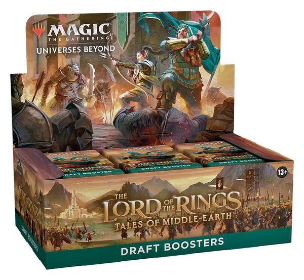Lord of the Rings Tales of Middle-Earth Draft Booster Display